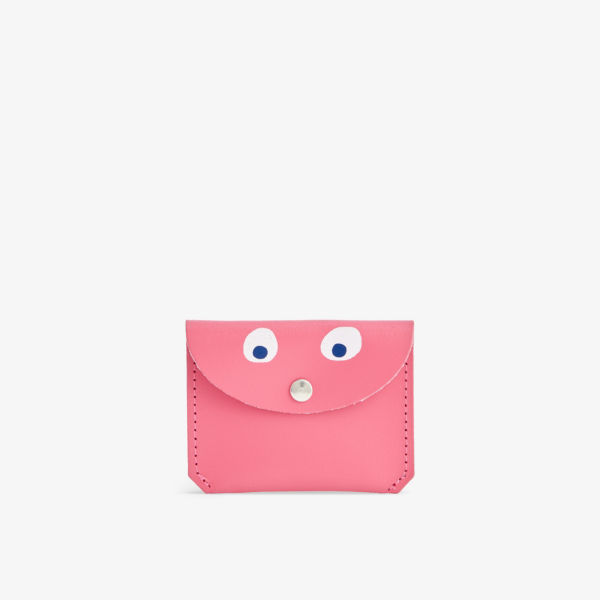 Кожаный кошелек Google Eye с передним клапаном Ark Colour Design, розовый чехол mypads fondina bicolore для ark ukozi uone