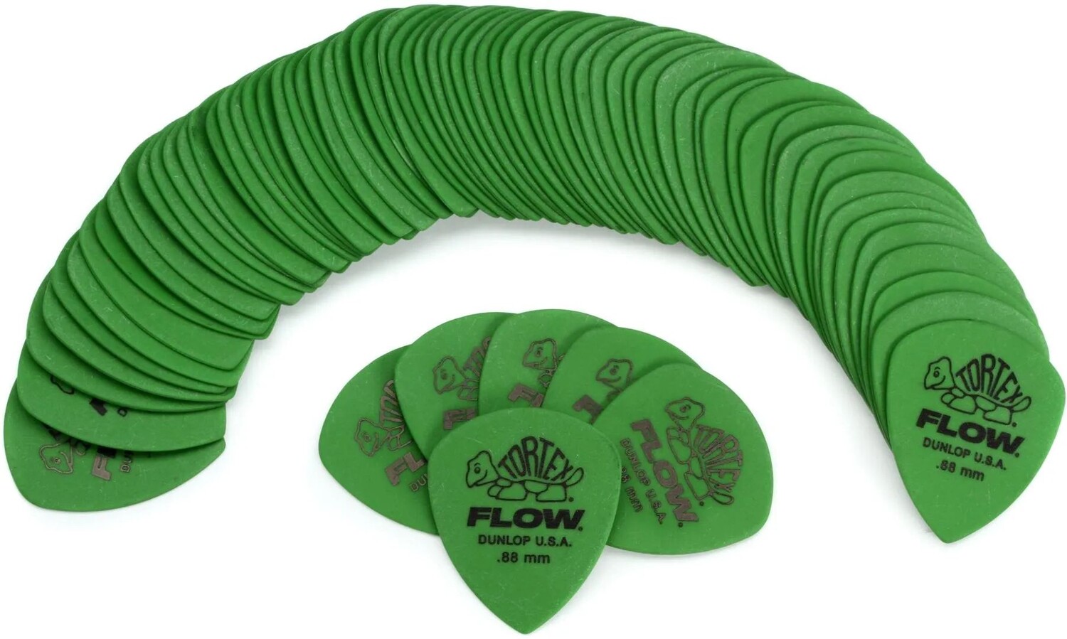 

Медиаторы Dunlop Tortex Flow, зеленые, 0,88 мм (72 шт.)