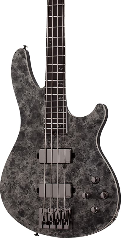 Басс гитара Schecter MVP C-4 Body Count 4-String Bass Guitar, Black Reign цена и фото