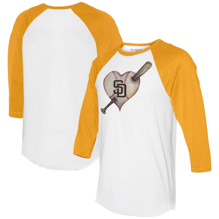 

Футболка с длинным рукавом Tiny Turnip San Diego Padres, белый
