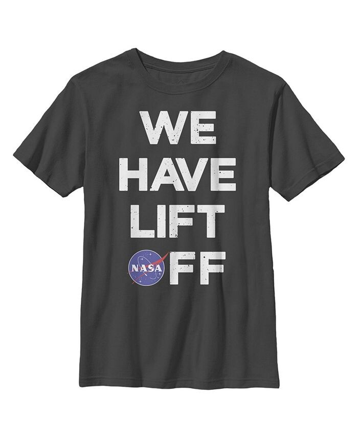 

Детская футболка Bold Lift Off для мальчиков NASA, черный
