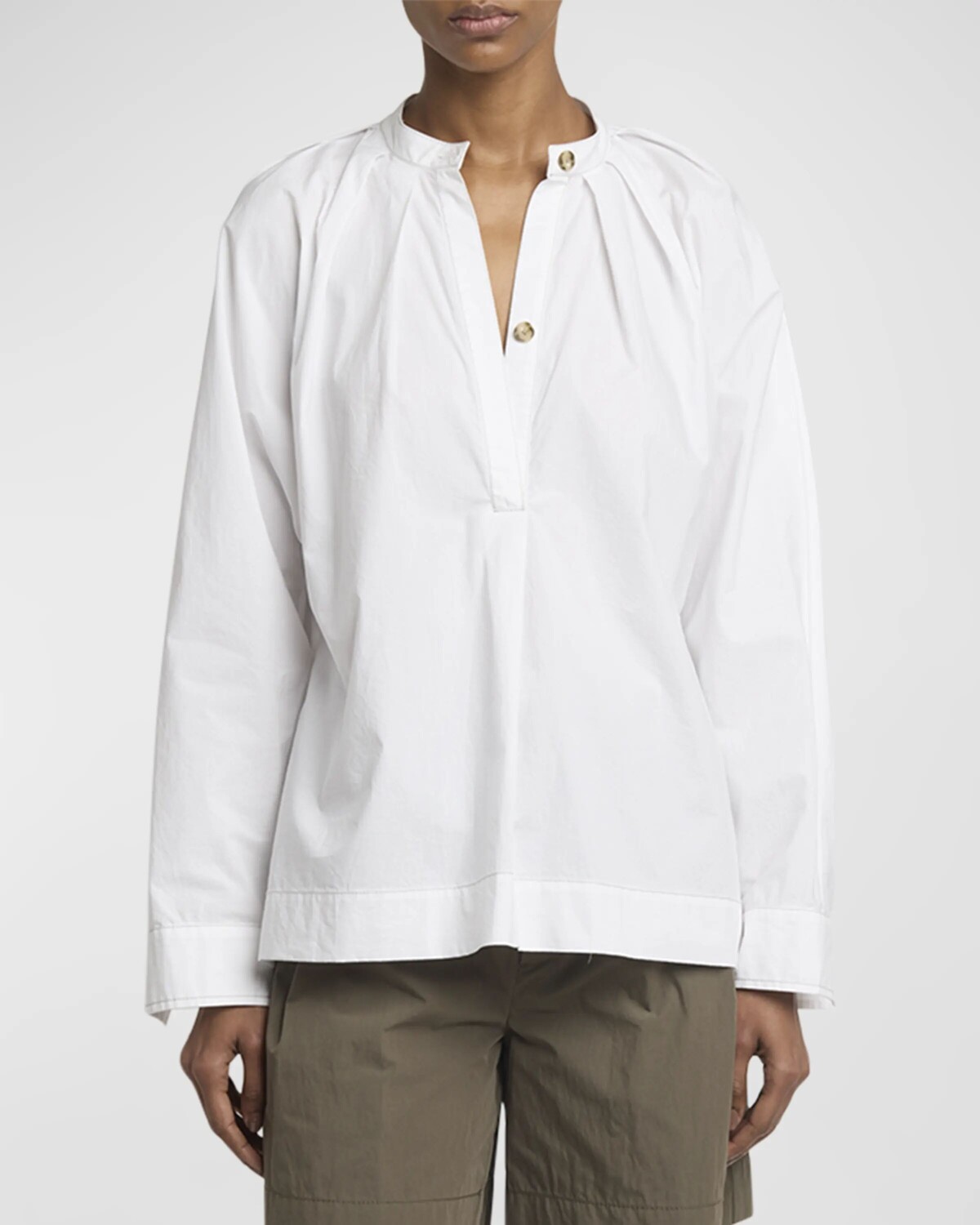 

Топ Carter с длинными рукавами Proenza Schouler White Label, цвет White