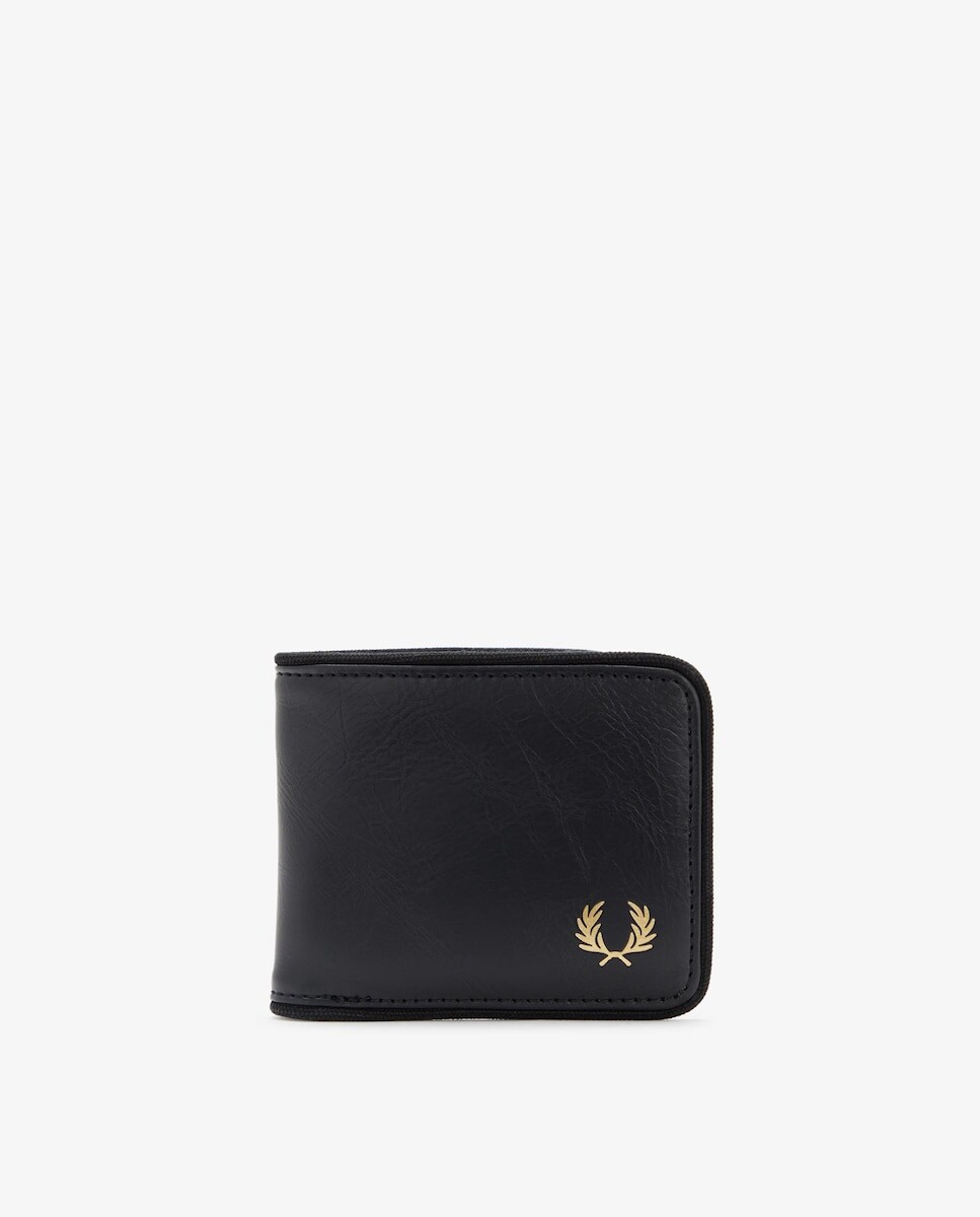 

Мужской черный кошелек с логотипом Fred Perry, черный