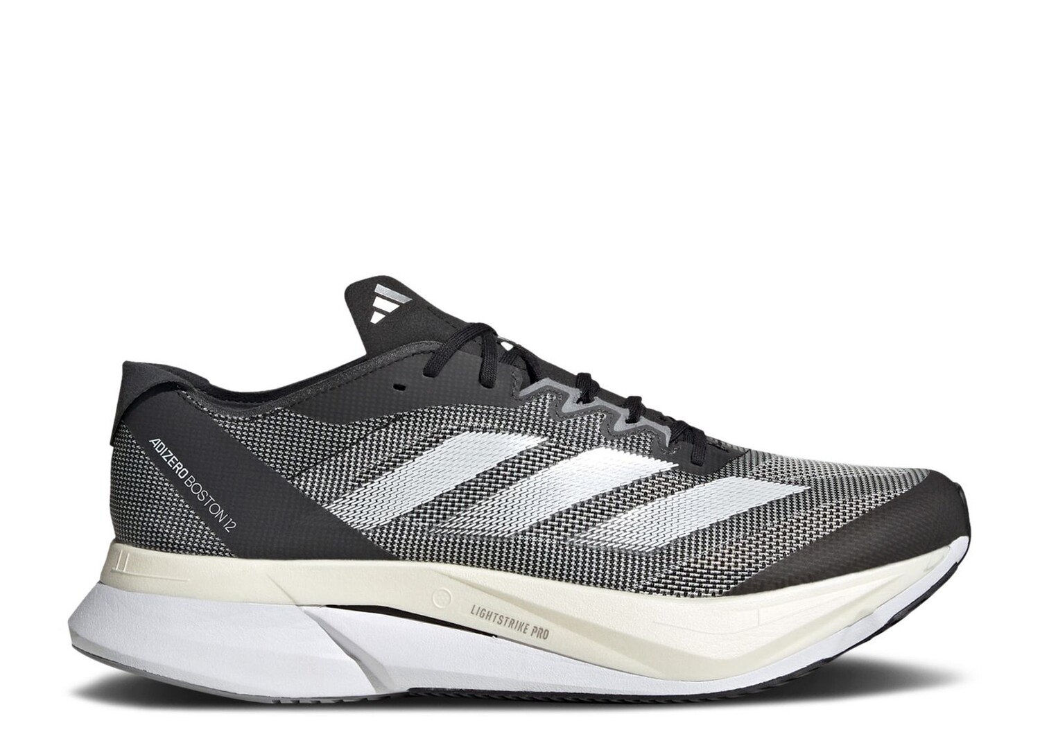 

Кроссовки adidas Adizero Boston 12 'Black White', черный, Черный;серый