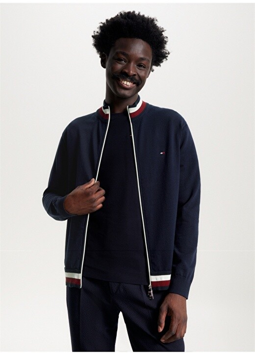 

Синий мужской кардиган Tommy Hilfiger