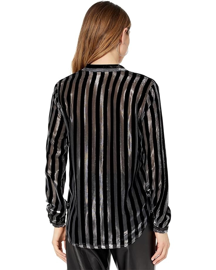 

Блуза EQUIPMENT Jecinthe Striped Blouse, реальный черный