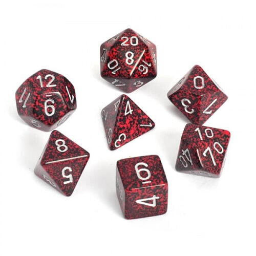 

Игровые кубики Speckled Polyhedral Dice 7 Set : Silver V Chessex