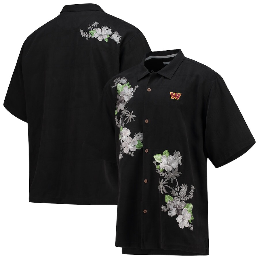 

Рубашка Tommy Bahama Washington Commanders, черный