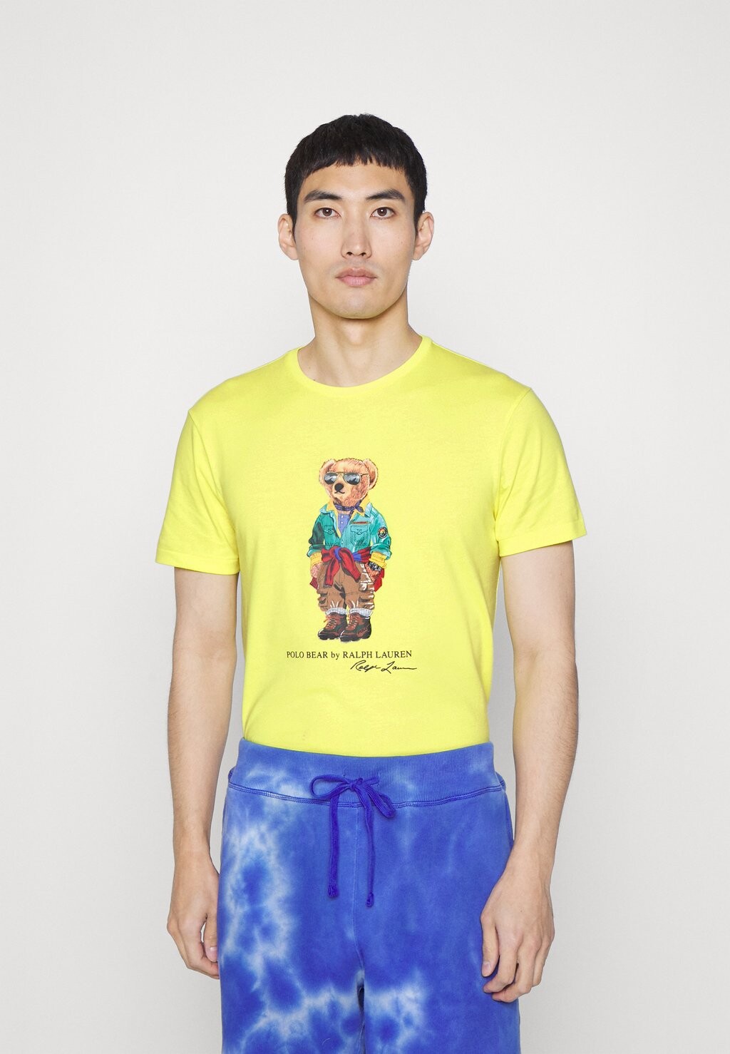 

Футболка с принтом Polo Ralph Lauren, желтый