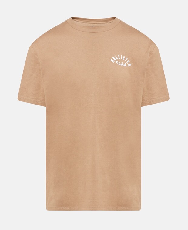 

Футболка Hollister, темно коричневый