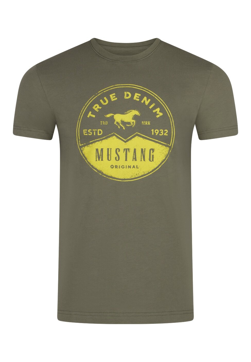 

Футболка с принтом BASIC PRINT Mustang, цвет dusty olive
