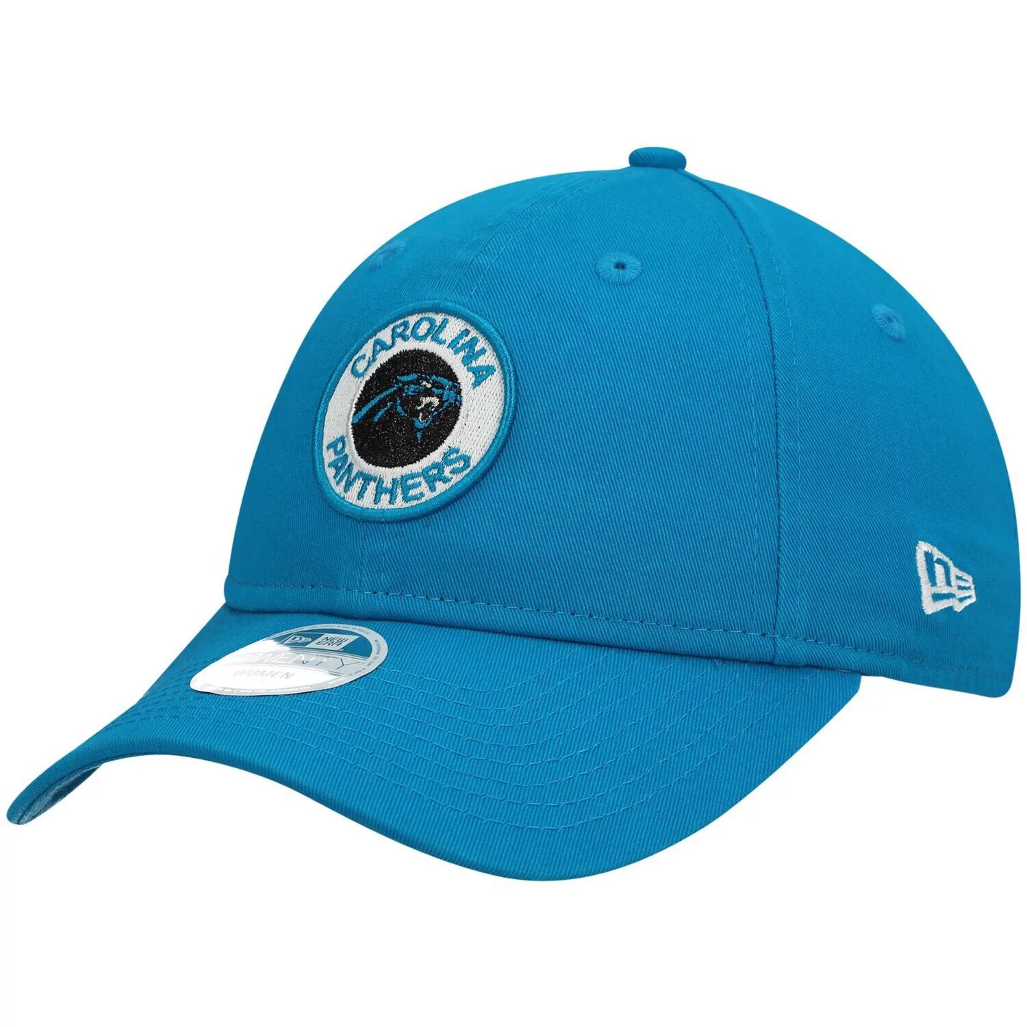 

Женская регулируемая шляпа New Era Blue Carolina Panthers с блестящей нашивкой 9TWENTY New Era