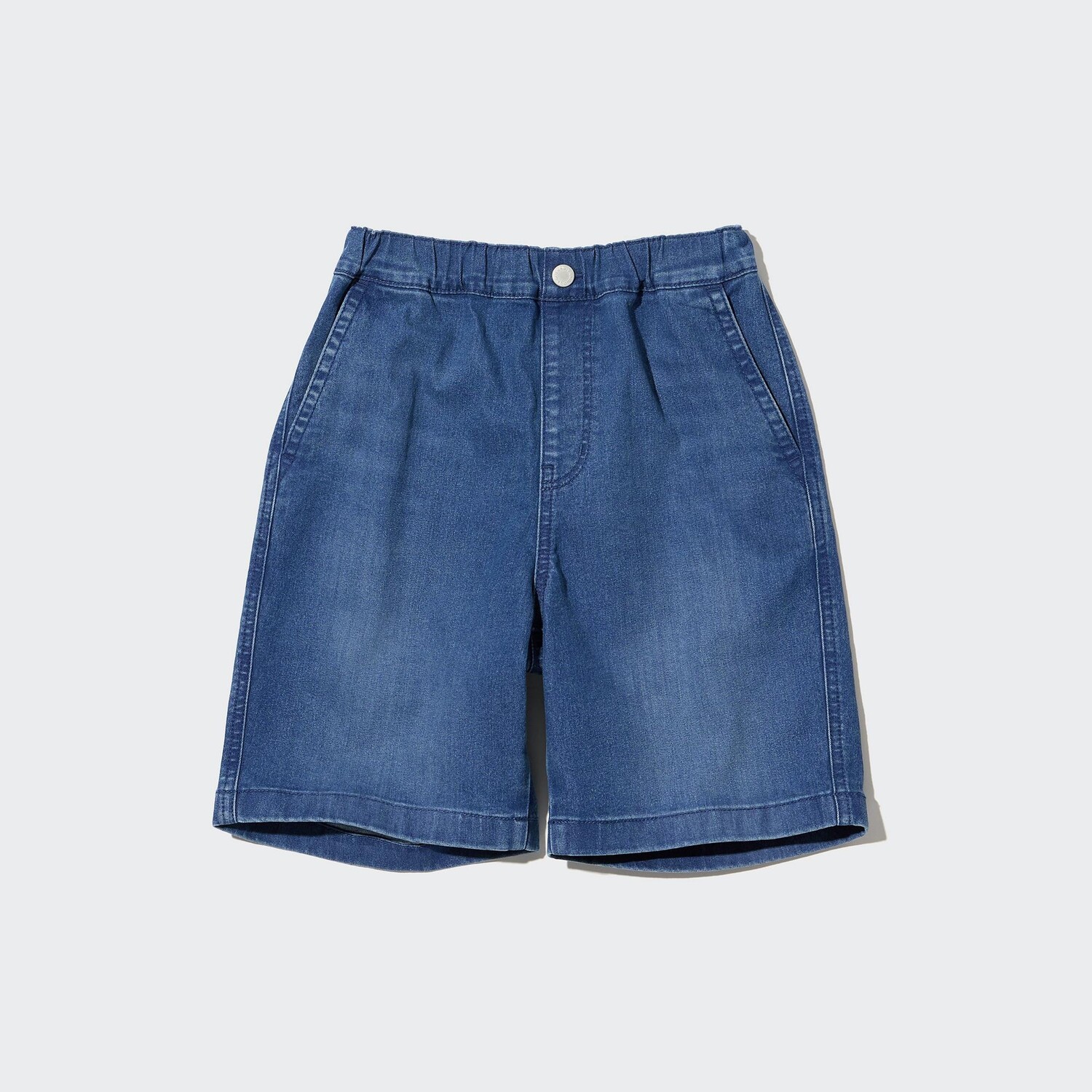 

Шорты-бермуда UNIQLO джинсовые комфортные, синий