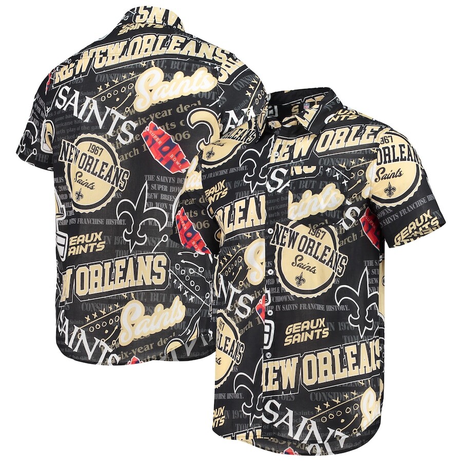 

Рубашка FOCO New Orleans Saints, черный