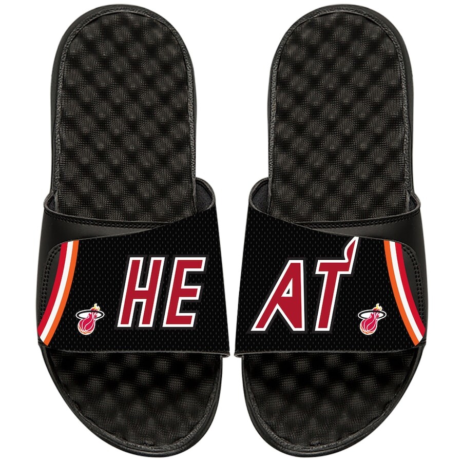 

Шлепанцы ISlide Miami Heat, черный