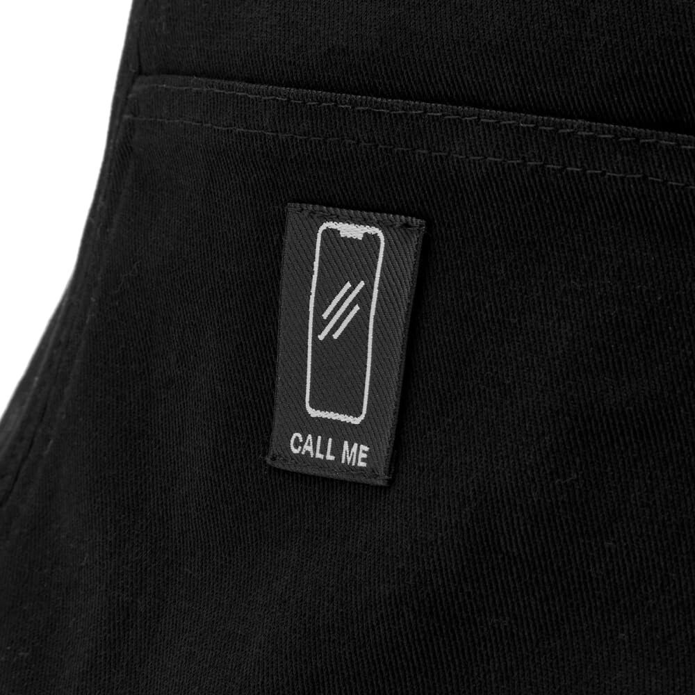 

Acne Studios Бернард Саржевая панама из твила, черный