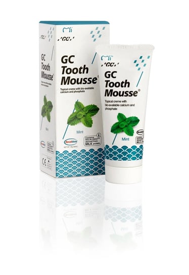 Зубная паста без фтора, мята, 35 мл GC, Tooth Mousse, GC Corporation цена и фото