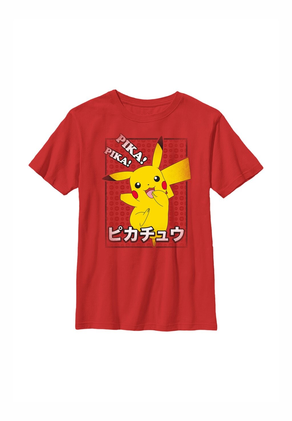 

Футболка с принтом POKÉMON PIKA PIKA JAPANESE Pokemon, красный