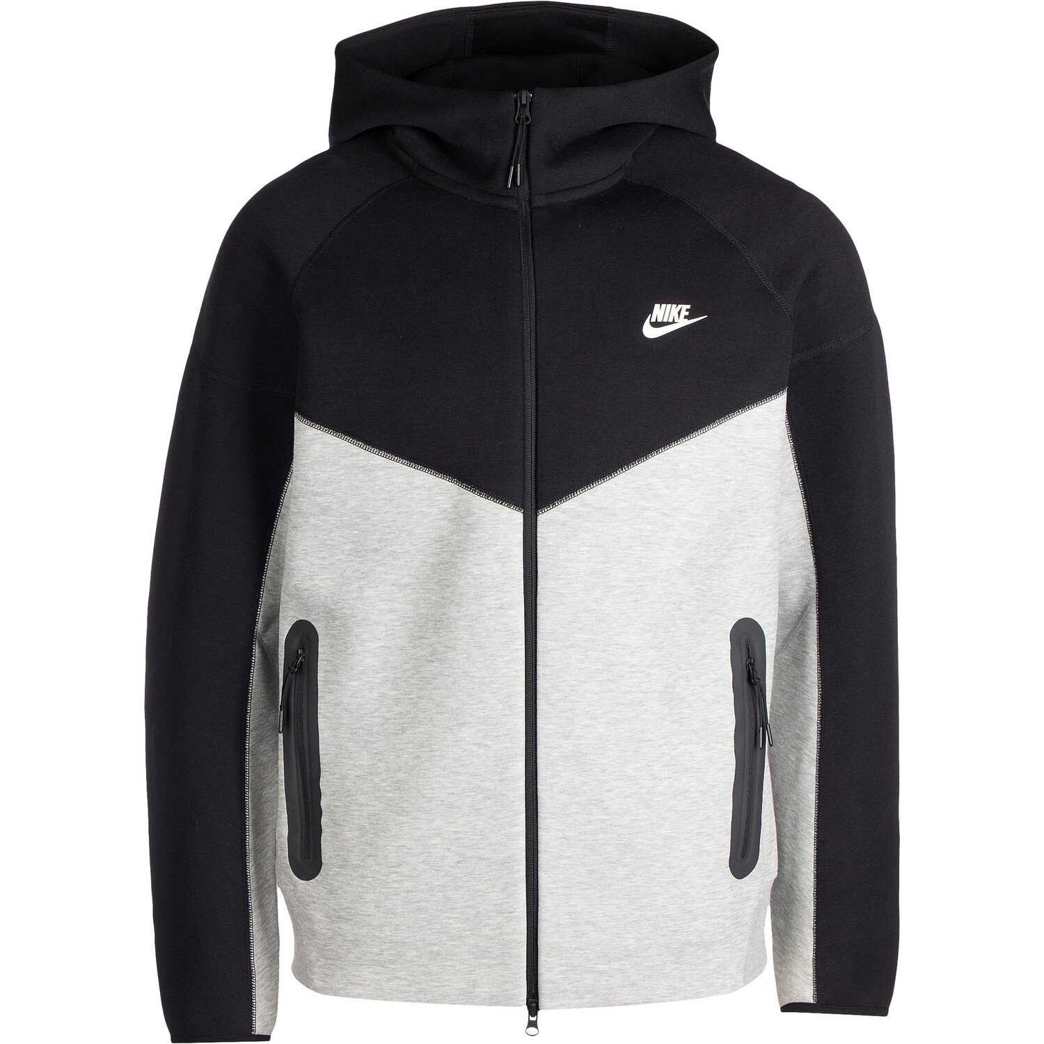 

Куртка Nike Kapuzenjacke Tech Fleece, серо черный