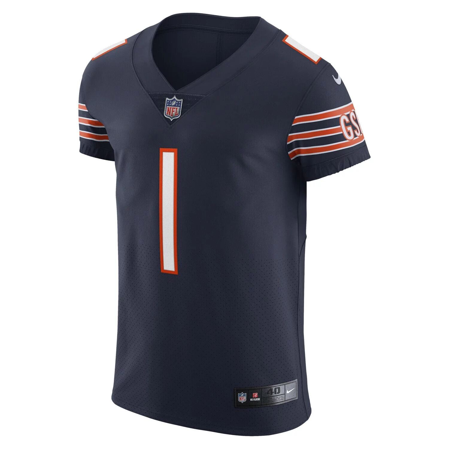 

Мужская темно-синяя майка Justin Fields Chicago Bears Vapor Elite Nike, Синий