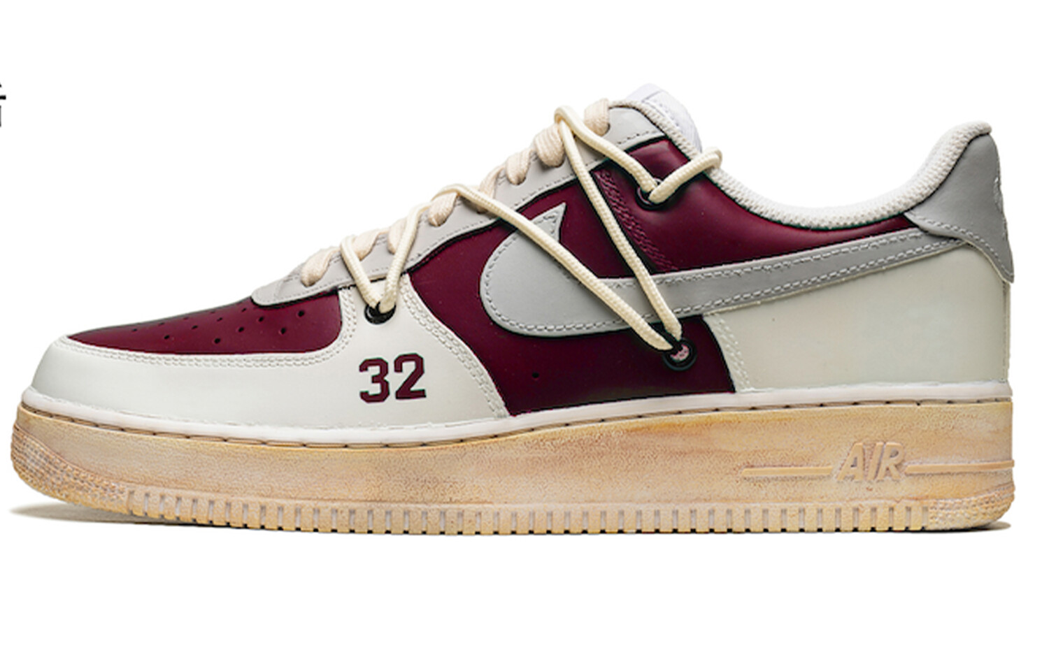 

Кроссовки Nike Air Force 1 Skateboarding Shoes Unisex Low-top Brown/Red, коричневый/красный