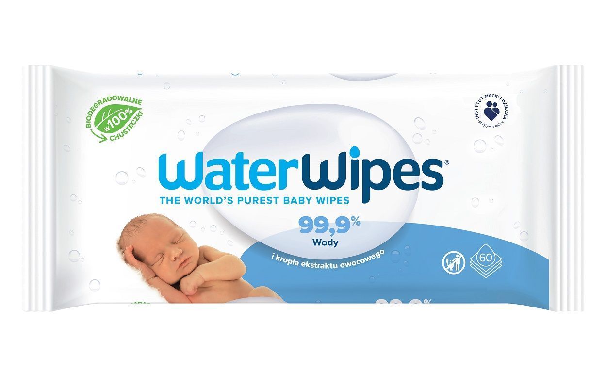 Влажные салфетки Waterwipes Bio, 60 шт waterwipes детские салфетки 28 салфеток