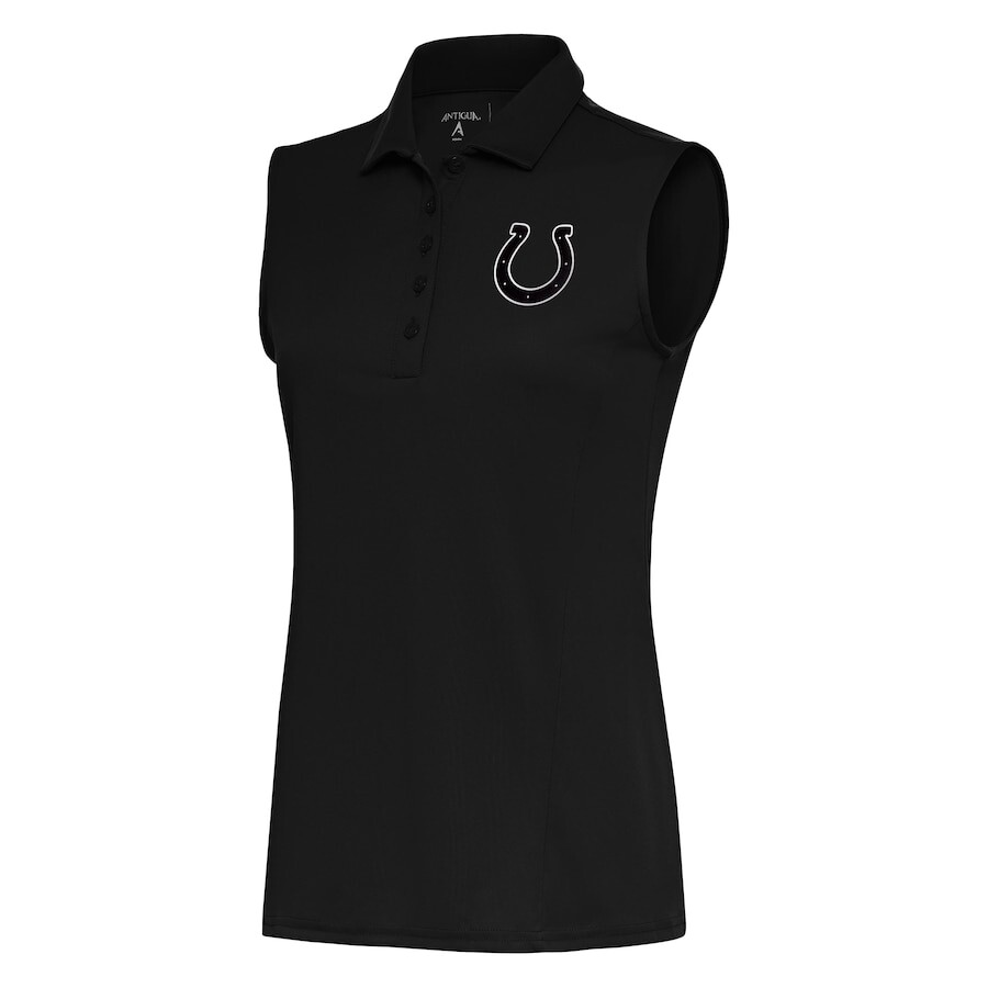 

Поло без рукавов Antigua Indianapolis Colts, черный