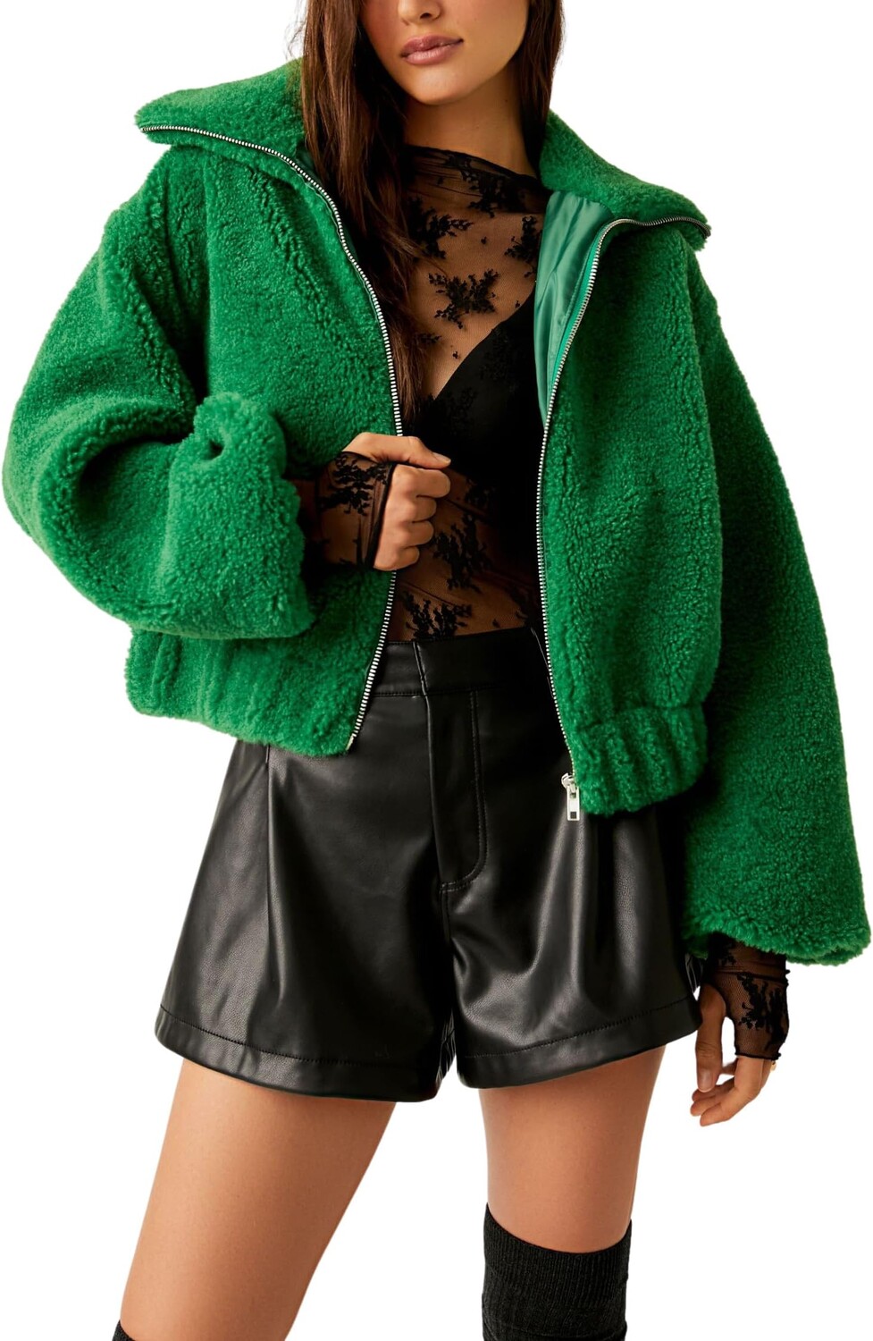 

Куртка Get Cozy Teddy Free People, цвет Rolling Hills