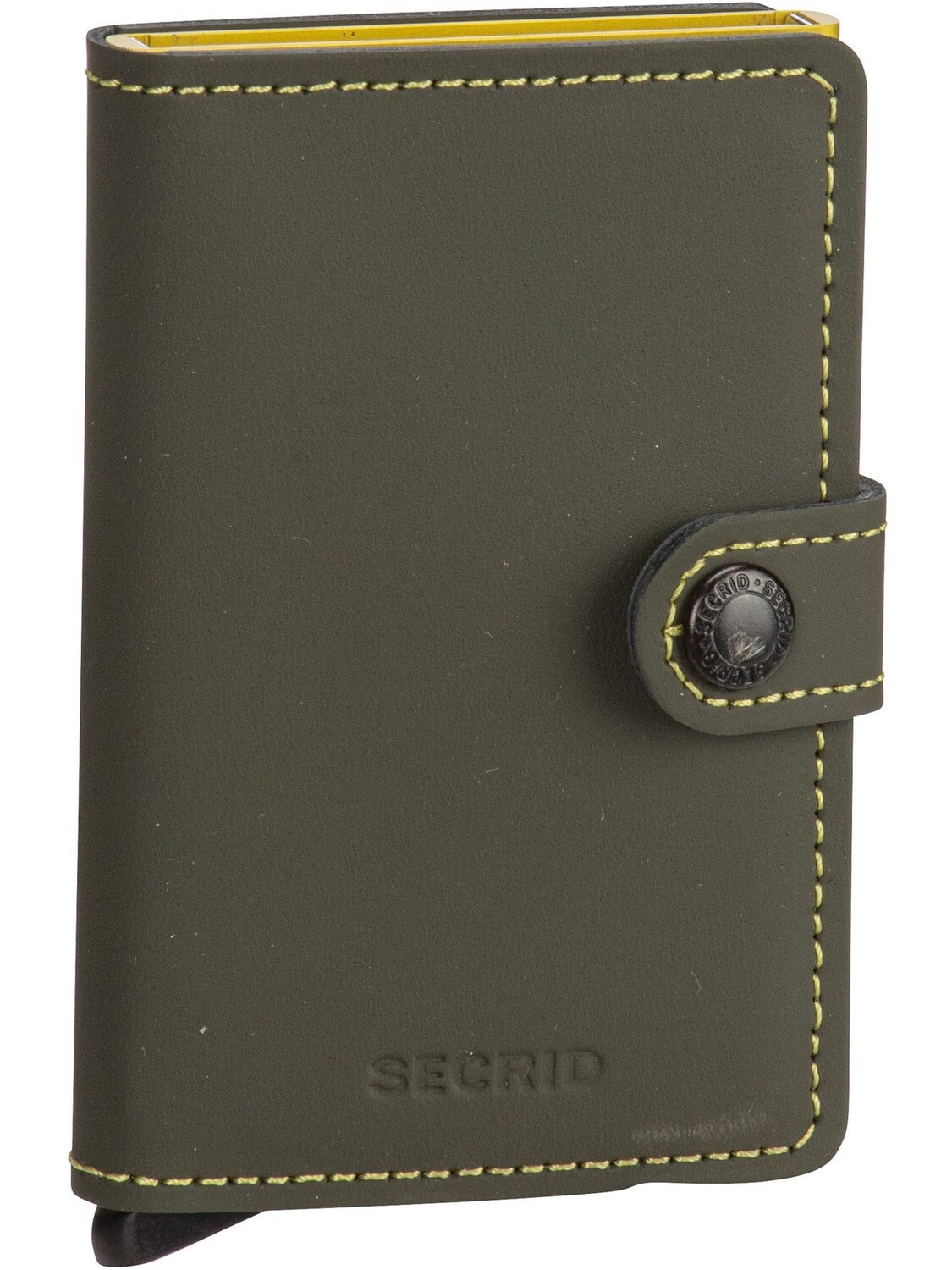 

Кошелек Secrid Mini Matte, цвет Green & Lime