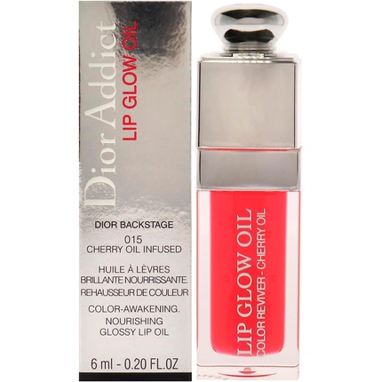 Масло Addict Lip Glow Oil 015 Cherry Clear, 1 шт., Dior dior масло для губ addict lip glow 015 cherry