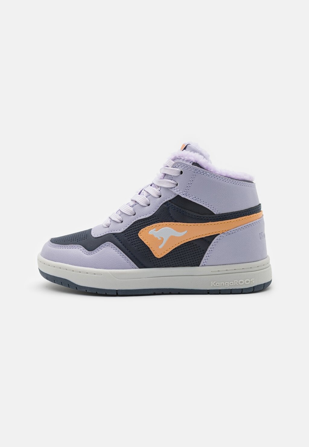 

Высокие кеды K-Cp Slam One Mid Unisex KangaROOS, цвет dark navy/misty lilac