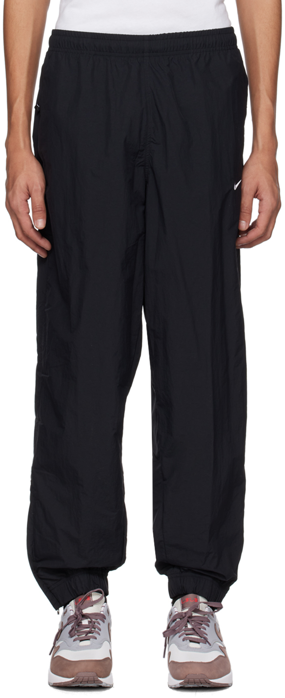 Черные брюки для отдыха Nike Solo с логотипом Swoosh