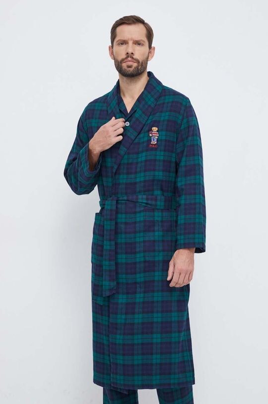 

Хлопковый халат Polo Ralph Lauren, зеленый