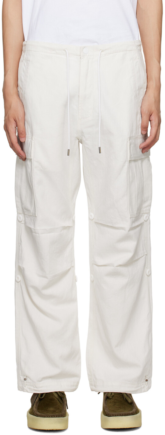 

Белые брюки-карго Snopants Maharishi, Белый