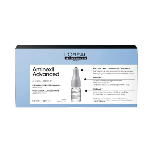 

Лечение против выпадения волос Aminexil Advanced L'Oreal, 10 UD