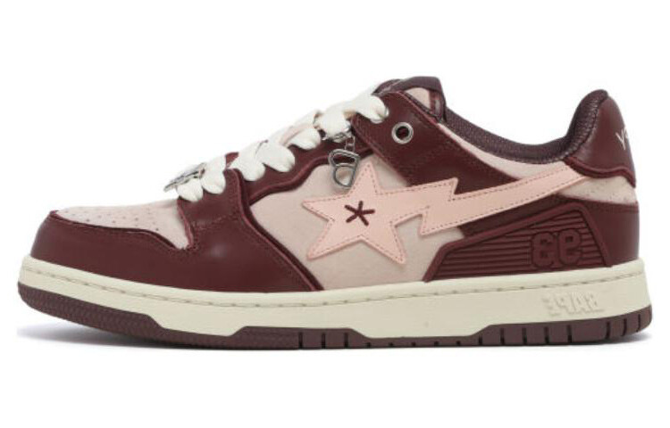 

Кроссовки A BATHING APE STA Skateboarding Shoes Women's Low-top Brown, коричневый
