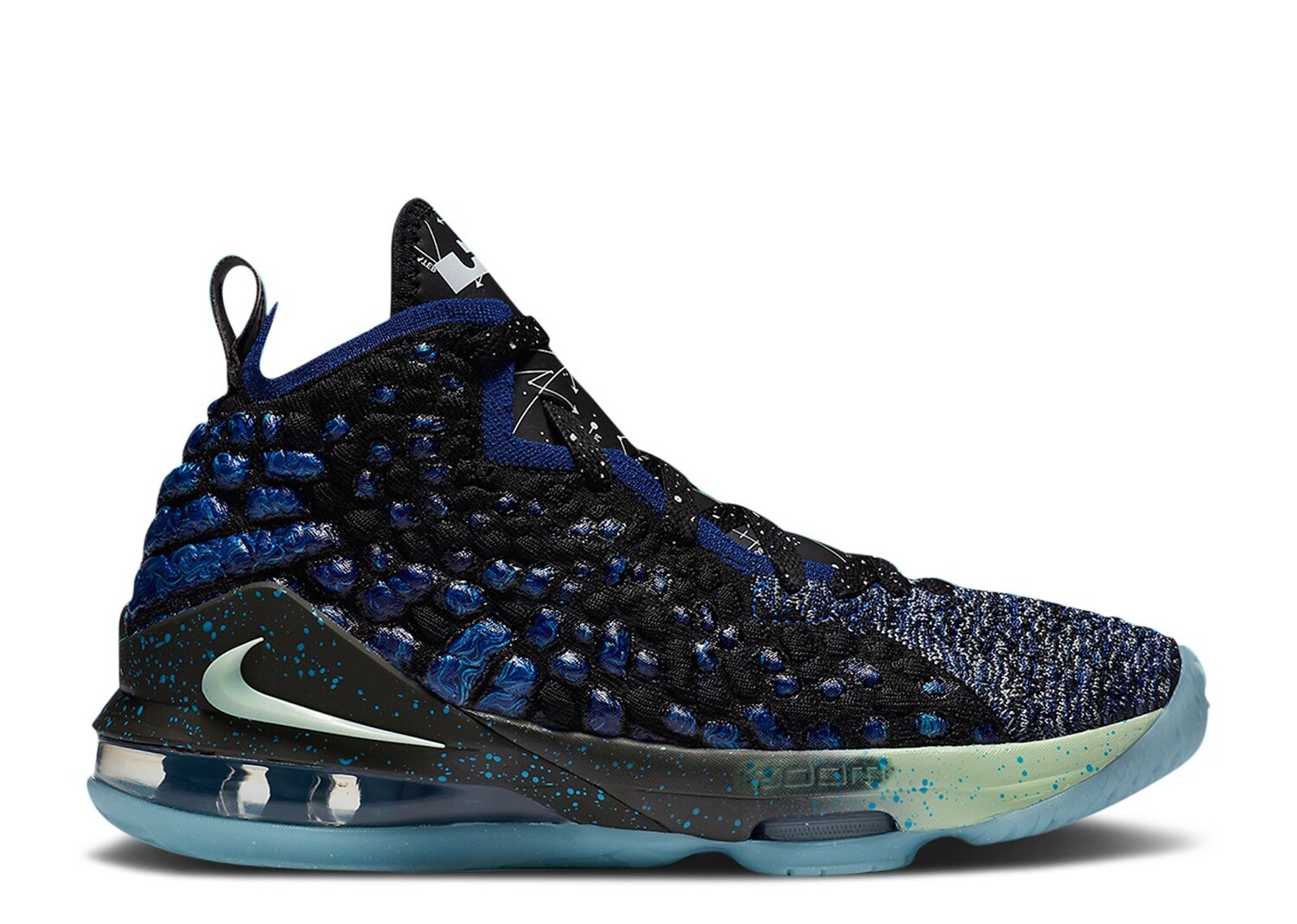 

Кроссовки Nike Lebron 17 Gs 'Constellations', синий