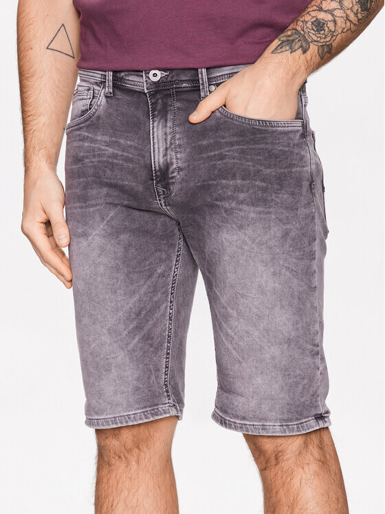 

Джинсовые шорты стандартного кроя Pepe Jeans, серый