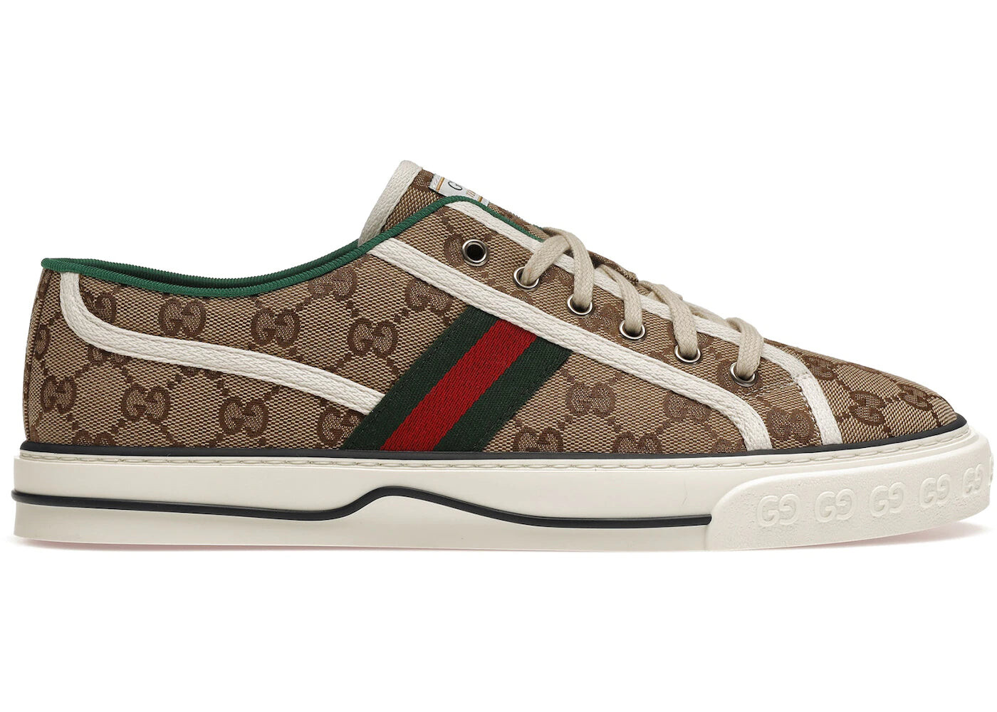 

Кроссовки Gucci Tennis 1977 GG, коричневый / зеленый / красный