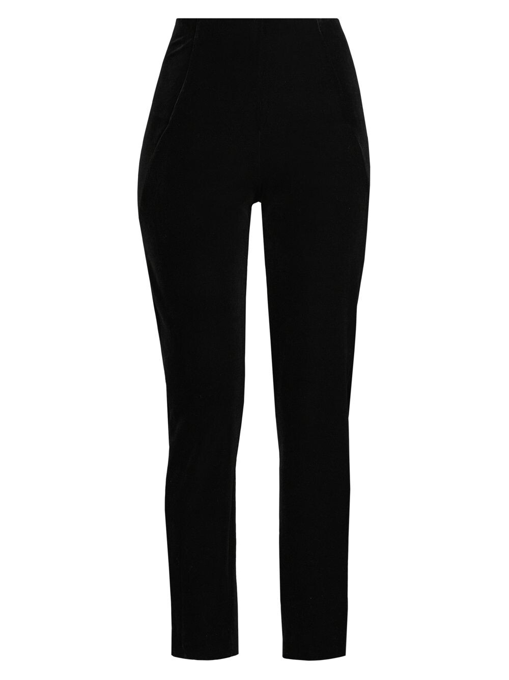 

Бархатные леггинсы с высокой посадкой Donna Karan New York, черный