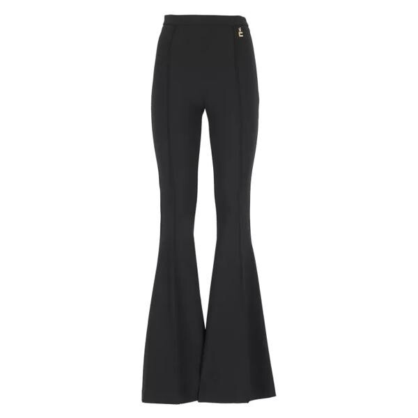 

Брюки flared pants Elisabetta Franchi, черный