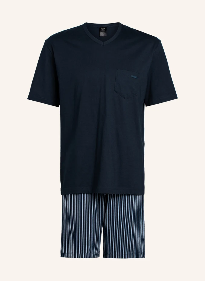 Короткая пижама relax imprint Calida, синий