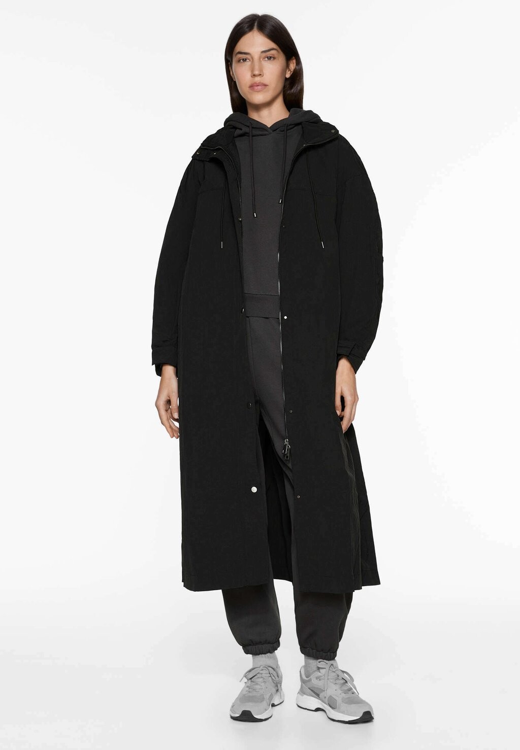 

Дождевик/водоотталкивающая куртка LONG WATER-REPELLENT OYSHO, цвет black