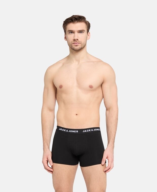 

Трусы-боксеры, 12 шт. Jack & Jones, цвет Caviar Black