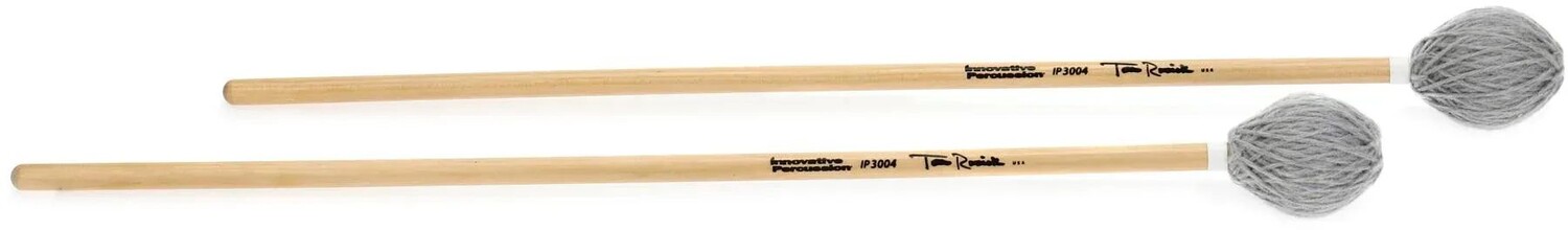 

Innovative Percussion IP3004 Tom Rarick Hard Marimba Mallets - Pewter Yarn - Birch