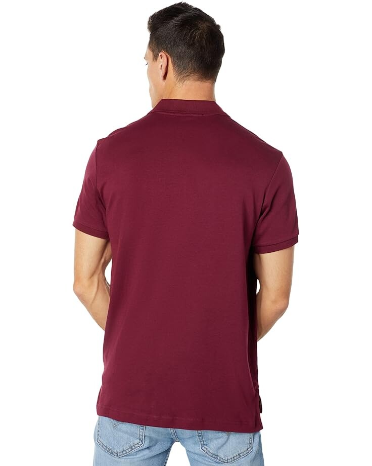 

Поло U.S. POLO ASSN. Solid Interlock Polo, цвет Maroon Fall