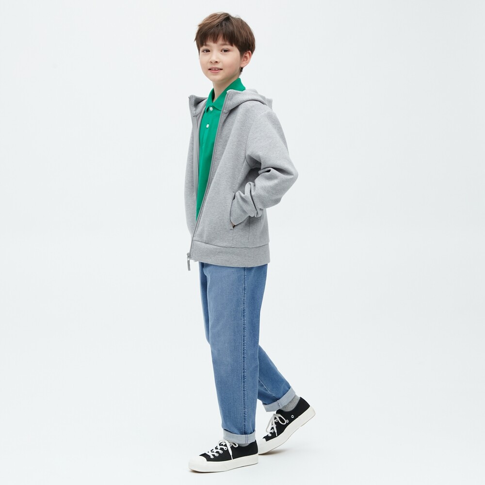 

Брюки Uniqlo унисекс повседневные эластичные, синий