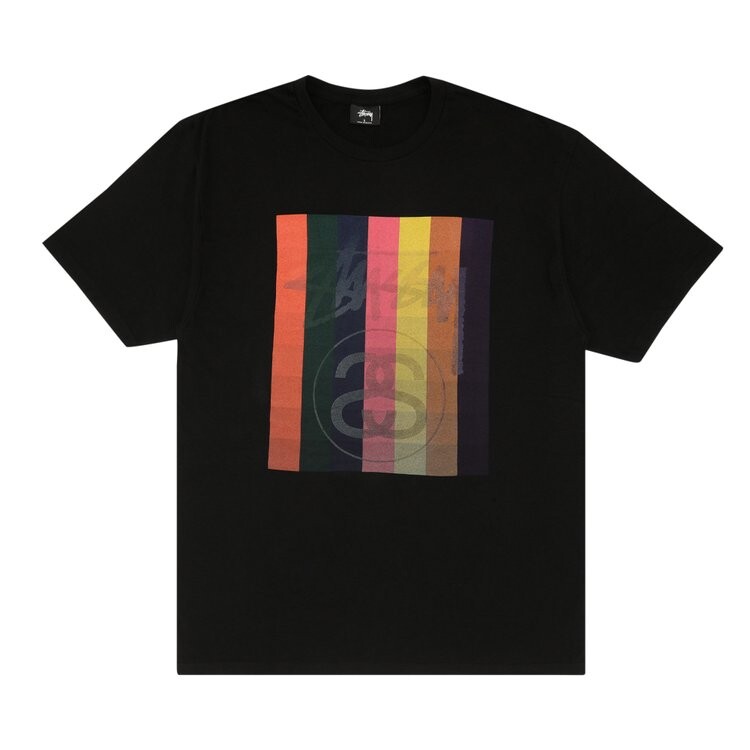 

Футболка Stussy Colour Squares 'Black', черный