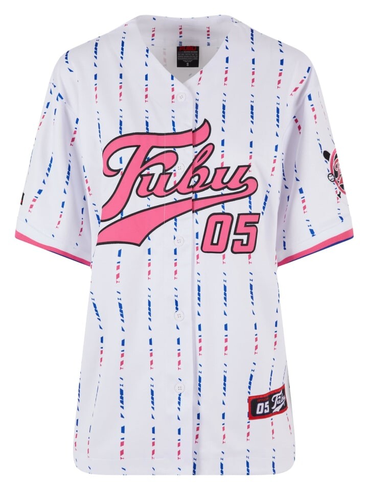 

Футболка FUBU s, цвет white/pink