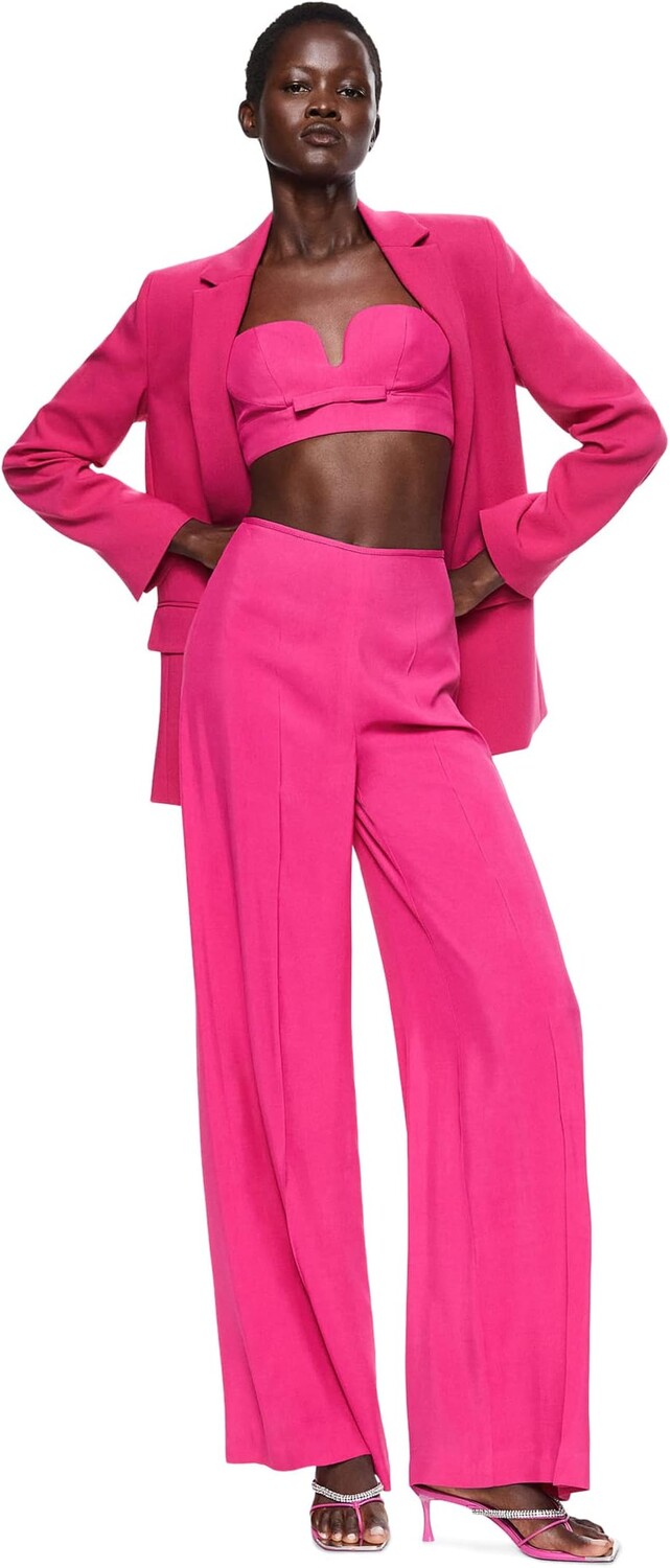 

Тина Брюки MANGO, цвет Bright Pink